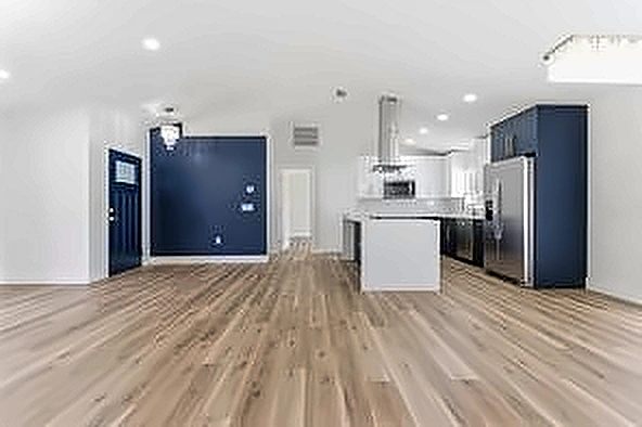Living and dining after