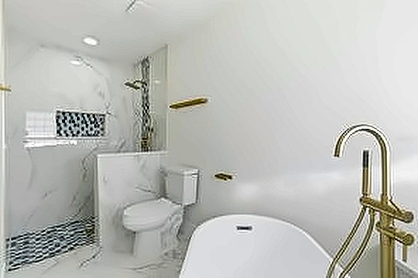 Finished bathroom