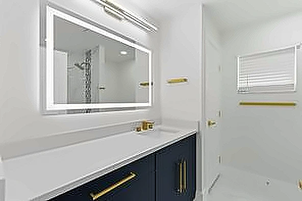 Finished vanity